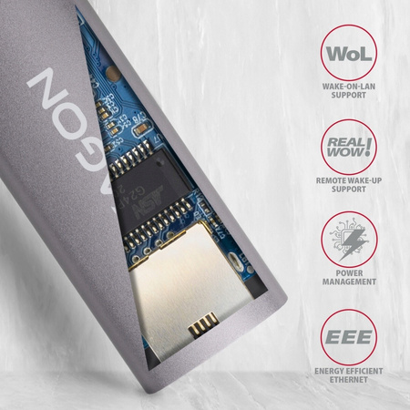 AXAGON ADE-TRC Karta sieciowa Gigabit Ethernet adapter, USB-C 3.2 Gen 1,,,