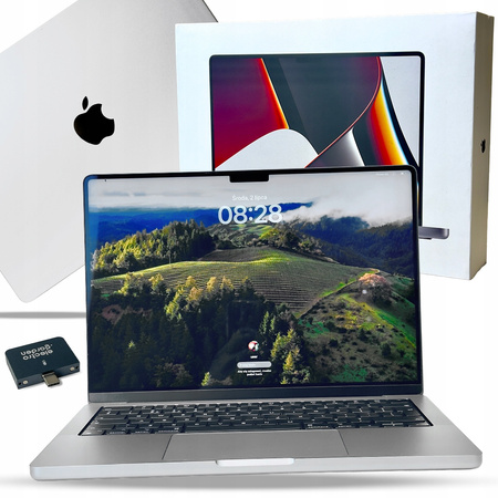 Laptop Apple Macbook Pro 14 M1 Pro 16GB 1TB SSD Retina MacOS SREBRNY