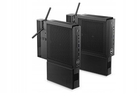 PROFESJONALNY Thin Client Dell Wyse 5070 QUAD 8GB 128SSD USB-C RS232 +STAND