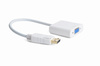 GEMBIRD Adapter Display Port VGA biały