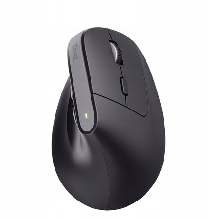 TRUST Mysz ergonomiczna BAYO+ Bezprzewodowa Czarna