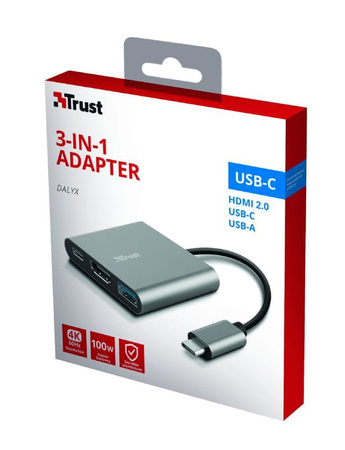 TRUST DALYX adapter USB C 3w1