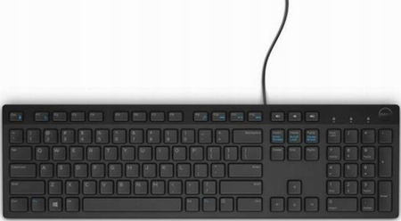 Klawiatura multimedialna KB216 US International (QWERTY) - czarna (RTL BOX)