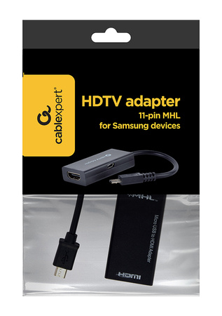 GEMBIRD Adapter MHL(M)->HDMI(F)+ USB Micro(BF)(11 PIN) 16cm