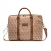 GUESS Torba do notebooka 16 cali GCube Stripes GUCB15HGCFSEW brązowa