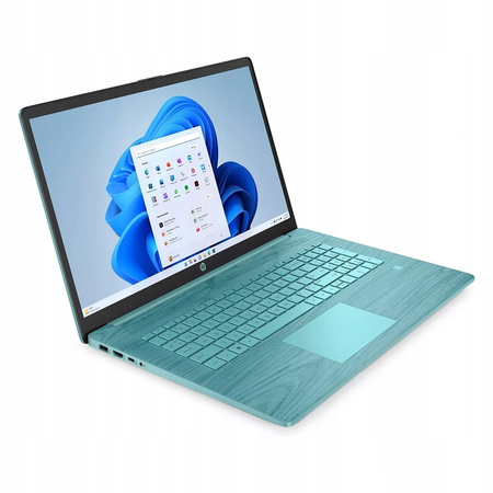 LIMITOWANY Laptop HP 17 QUAD 4GB 128SSD FULL HD PODŚ-KL USB-C W11