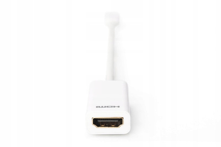 Kabel adapter Displayport 1080p 60Hz FHD Typ miniDP/HDMI A M/Ż biały 0