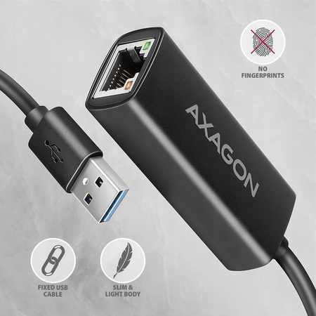 ADE-AR Karta sieciowa Gigabit Ethernet adapter, USB-A 3.2 Gen 1, instalacja