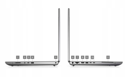 STACJA ROBOCZA Dell Precision 7680 i5 16GB DDR5 512GB SSD 16" FHD+ WIN11