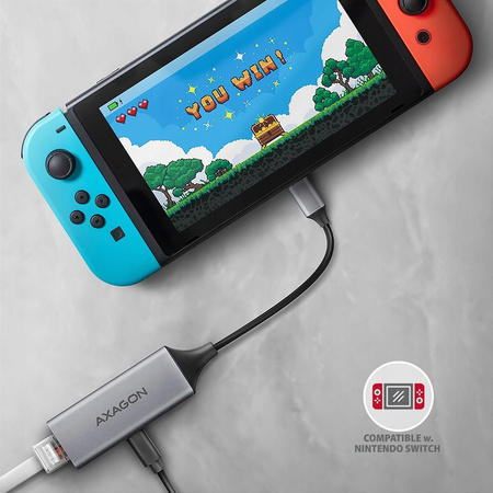 AXAGON ADE-TXPD Karta sieciowa Gigabit Ethernet adapter, USB-C 3.2 Gen 1,,,