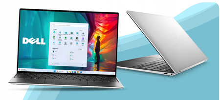 Aluminiowy Laptop DELL XPS 13 i5 16GB 1TB SSD IRIS 4K DOTYK W11 + HUB +MYSZ