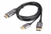 LANBERG Kabel HDMI(M)-Displayport(M) 1M 4K czarny