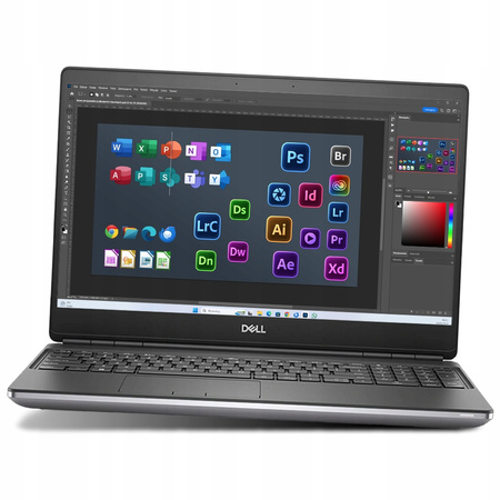 Bardzo mocny LAPTOP DELL Precision 7550 i7 64GB 1TB FHD QUADRO W11+ZESTAW