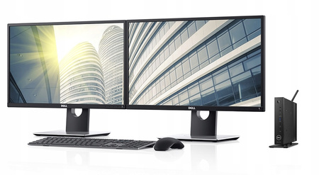 PROFESJONALNY Thin Client Dell Wyse 5070 QUAD 8GB 128SSD USB-C RS232 +STAND