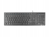 NATEC Klawiatura Discus 2 slim czarna