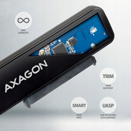 AXAGON ADSA-FP2C Adapter USB-C 5Gbps SATA 6G 2.5'' HDD/SSD FASTPort2