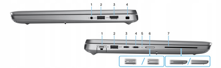 SOLIDNY Laptop Dell Latitude 14 5440 i5-1345U 16GB SSD FHD LTE PODŚ-KL W11