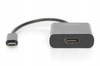 Adapter graficzny HDMI 4K 30Hz UHD na USB 3.1 Typ C, z audio, czarny, dł.