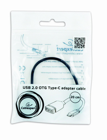 GEMBIRD Adapter USB Typ-C 2.0 męski -> USB żeński