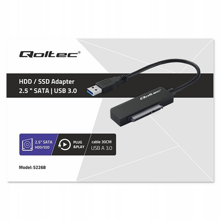 Adapter SATA | Przejściówka na dysk SSD HDD 2.5'' | USB 3.0 | Super|