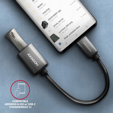 AXAGON RUCM-AFAC Kabel adapter USB 3.2 Gen 1 Type-C samiec -> Type-A,,,