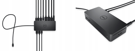 Dell UD22 Uniwersalna USB-C Stacja dokująca Czarna