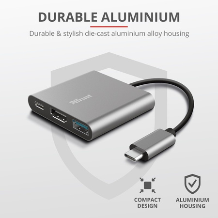 TRUST DALYX adapter USB C 3w1