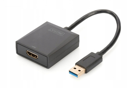 DIGITUS Adapter audio-video USB 3.0 do HDMI FHD 1920x1080p Dual Display