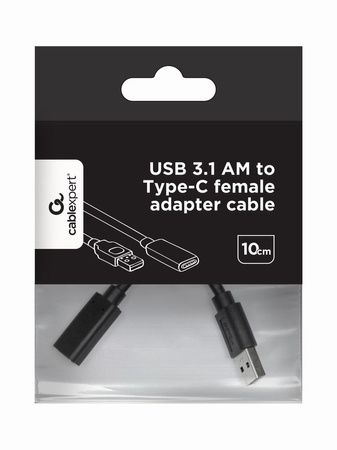 GEMBIRD Adapter USB 3.1 A męski do USB C żeński 10 cm