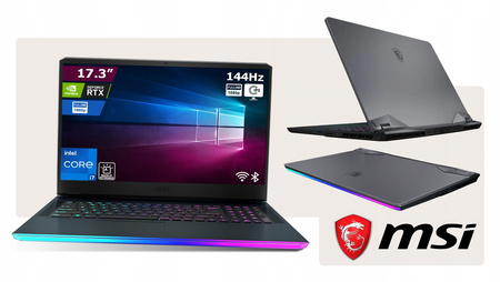 Laptop gamingowy MSI GE76 Raider i7 16GB 1TB SSD RTX3060 BLK-RGB W10H