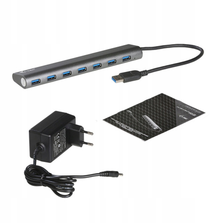 I-TEC USB 3.0 Metal HUB Charging - 7 portów zasiilanie/ładowanie