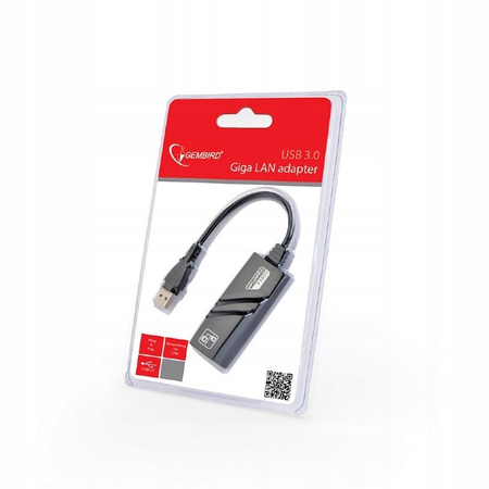 GEMBIRD Adapter USB 3.0 LAN Gigabit RJ-45