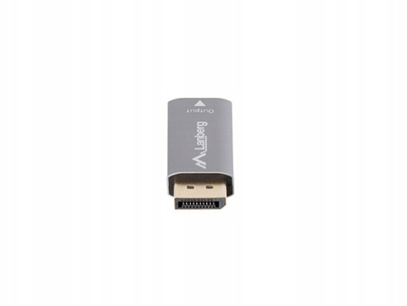 LANBERG Adapter Displayport(M)- HDMI(F)4K srebrny