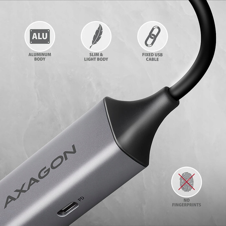 AXAGON ADE-TXPD Karta sieciowa Gigabit Ethernet adapter, USB-C 3.2 Gen 1,,,