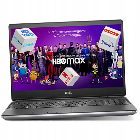 Bardzo mocny LAPTOP DELL Precision 7550 i7 64GB 1TB FHD QUADRO W11+ZESTAW