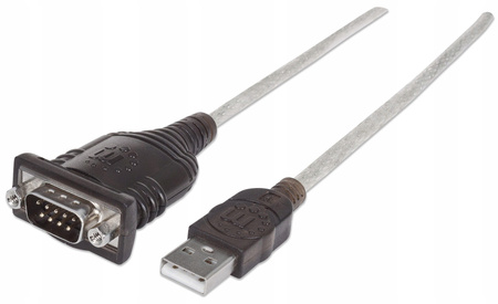 MANHATTAN Konwerter USB na port szeregowy RS232