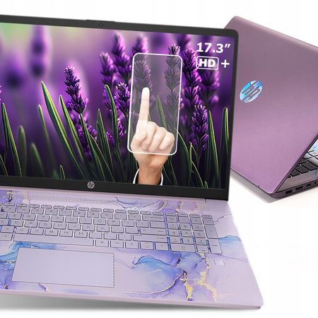 LAPTOP DO PRACY HP 17 INTEL N 8GB DDR4 256GB HD+ DOTYKOWY EKRAN W11