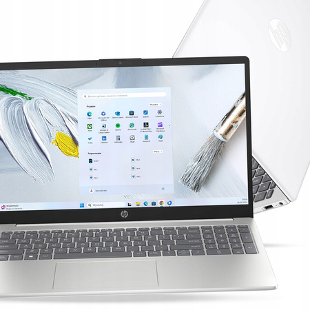 STYLOWY LAPTOP HP 15 INTEL N100 4GB DDR4 SSD BLK W11 15.6" HD WHITE