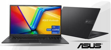 POTĘŻNY Laptop ASUS VivoBook 17X i9-13900H 32GB 1TB SSD FHD W11 17,3"
