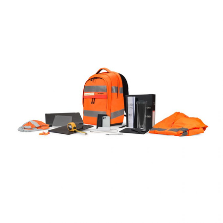 DICOTA Plecak na laptopa 15.6 cali HI-VIS 25l pomarańczowy
