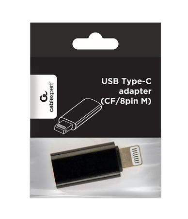 GEMBIRD Adapter USB TYP-C F do lighting 8pin M