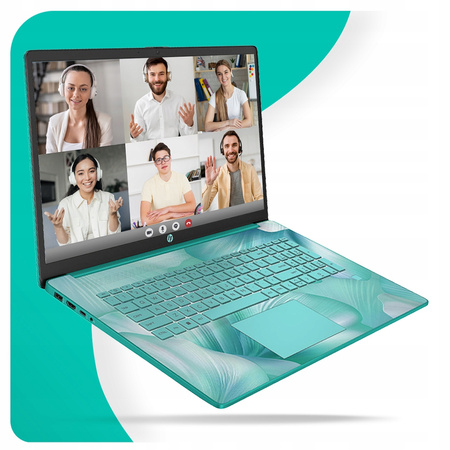 LIMITOWANY LAPTOP HP 17 QUAD CORE 4GB DDR4 256SSD HD+ TOUCH BLK FP W11