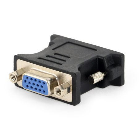 GEMBIRD Adapter DVI->VGA (24M/15F) czarny
