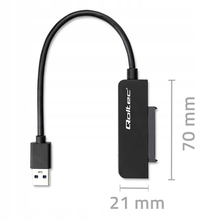 Adapter SATA | Przejściówka na dysk SSD HDD 2.5'' | USB 3.0 | Super|