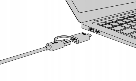 ICYBOX Hub IB-HUB1424-C3 4-Port USB Typ-A, złącze Typ-C/A