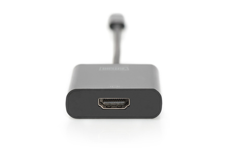 Adapter graficzny HDMI 4K 30Hz UHD na USB 3.1 Typ C, z audio, czarny, dł.
