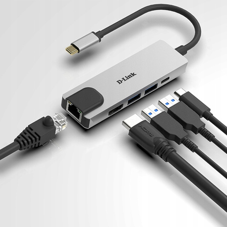 D-Link DUB-M520 HUB USB-C USB 3.0 HDMI