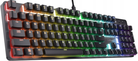 TRUST Klawiatura mechaniczna GXT 871 Zora US RGB