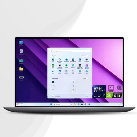 LAPTOP Dell XPS 9440 Ultra 7 155H 16GB 512SSD RTX4050 FHD+ BLK FP W11P