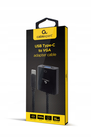 GEMBIRD Adapter USB-C do VGA 1080P 60Hz